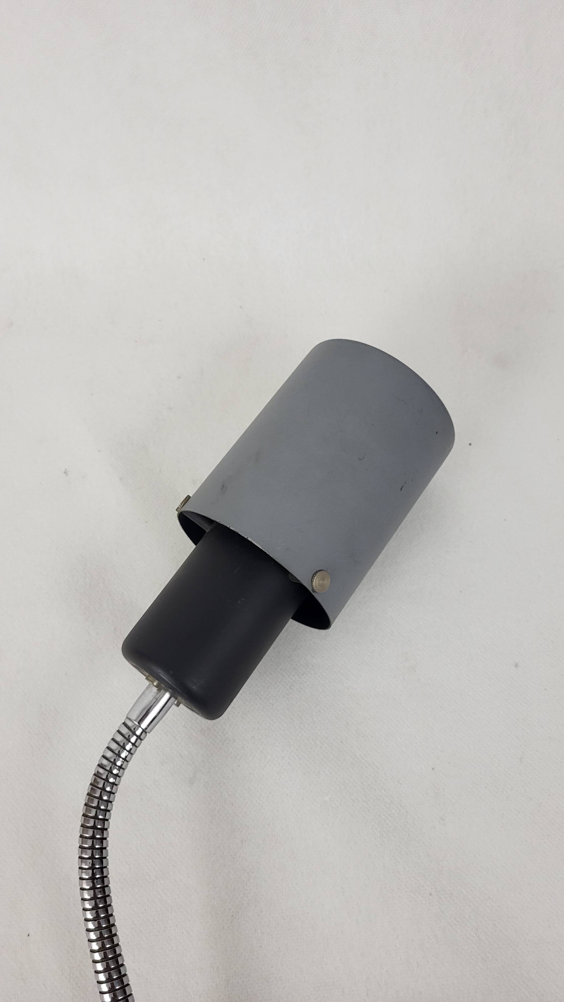 Flexible wall lamp 1960 metal