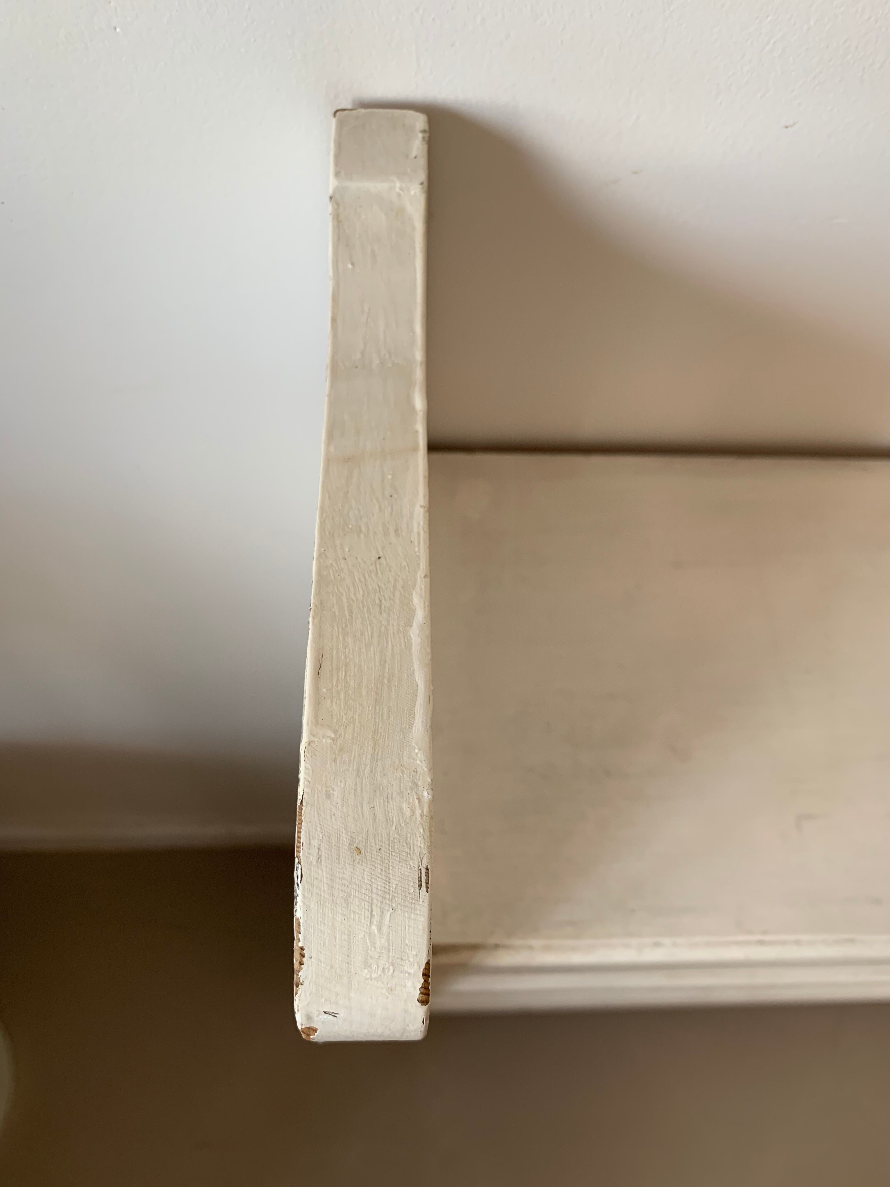 Antique solid wood shelf