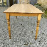 Solid oak farmhouse table