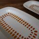 2 old Digoin Sarreguemines Capri model dishes
