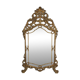 MIROIR MURAL DU DÉBUT DU XXE SIÈCLE EN BOIS DORÉ DE STYLE BAROQUE