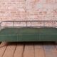 Bauhaus Sofa in Chrome, Steel, and Fabric, Czech, 1930s