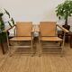 Paire de fauteuils de style Le Corbusier LC1