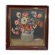 Bouquet of anemones, oil on cardboard