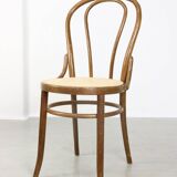 Chaise de bistrot vintage en bois courbé