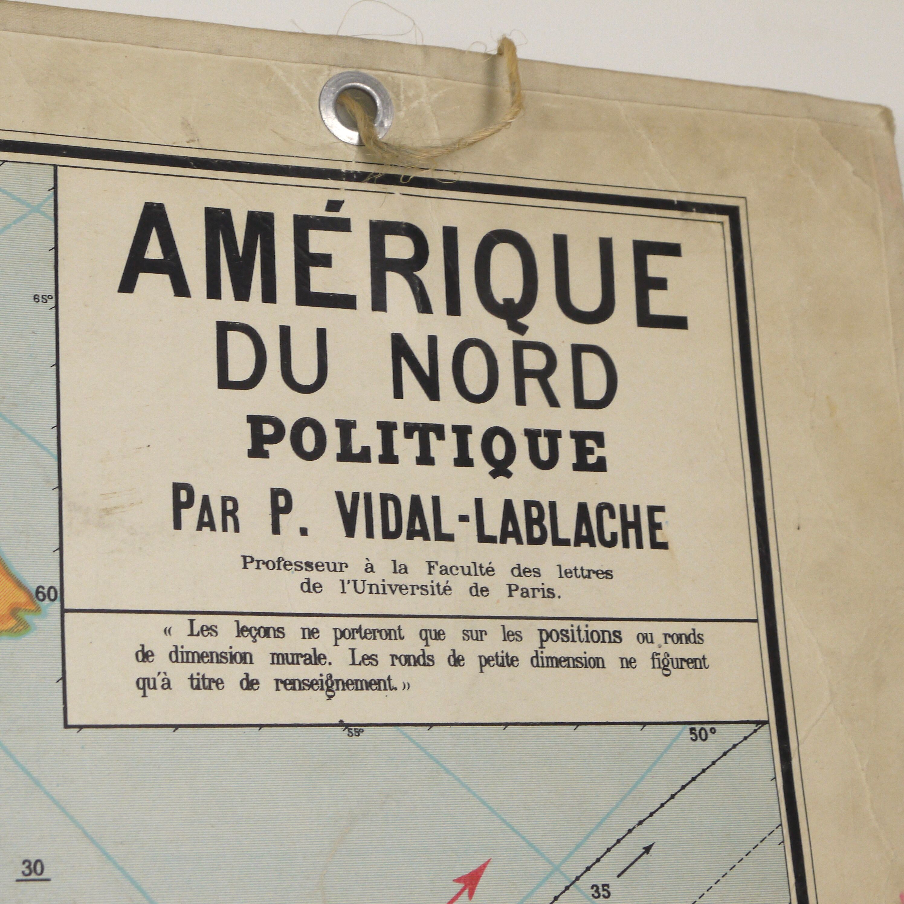 Vidal-Lablache - North America map