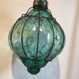 Large Murano blown glass Lantern