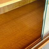 Storage unit/Library with sliding glass doors 1960s