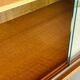 Storage unit/Library with sliding glass doors 1960s