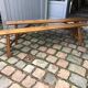 Pair of solid oak benches
