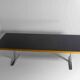 Warren Platner Large Leather Desk by Knoll International, 1973
