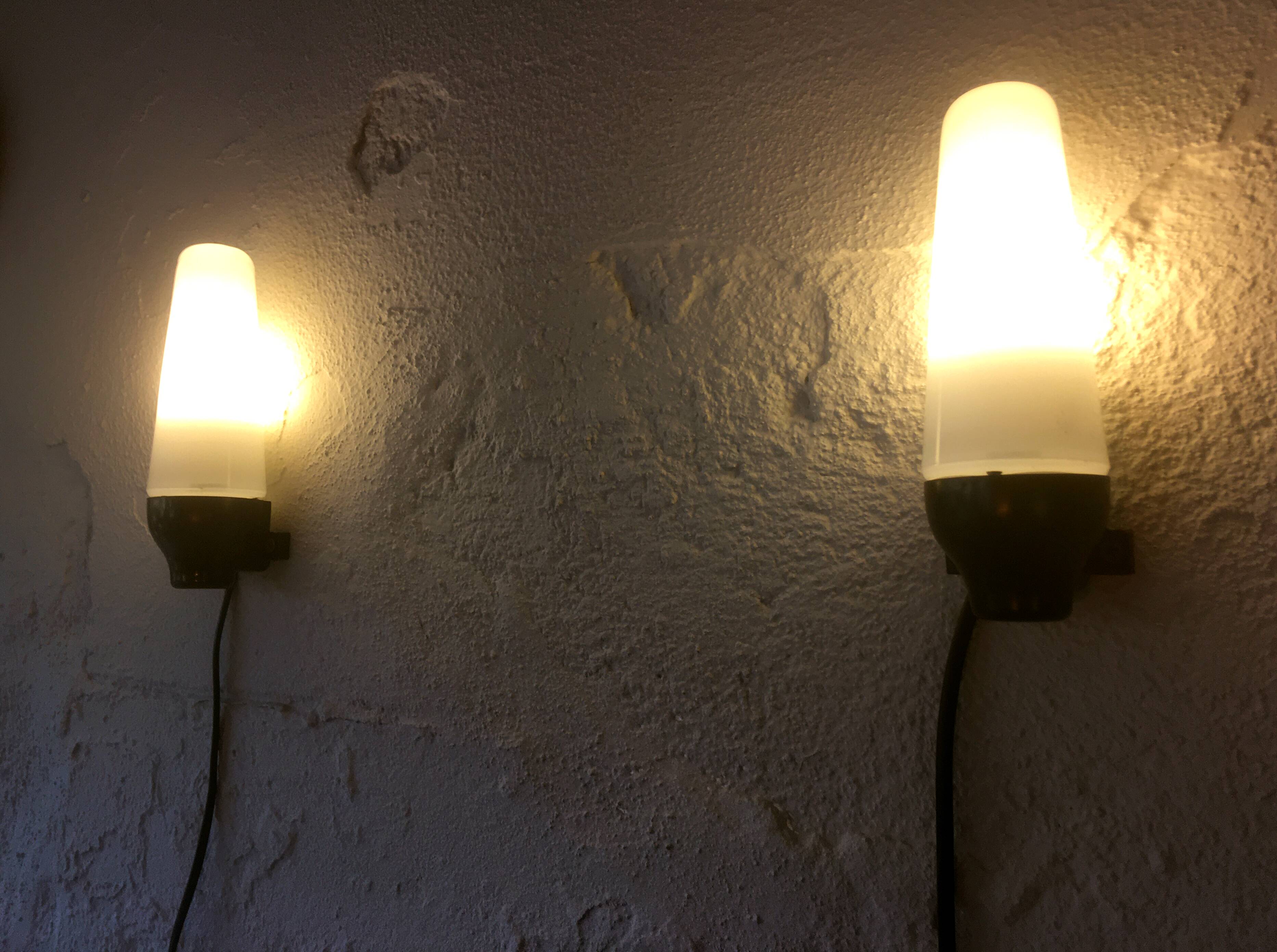 Set of 2 wall lamps, 1960