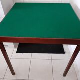 Foldable mahogany bridge table by Smir's