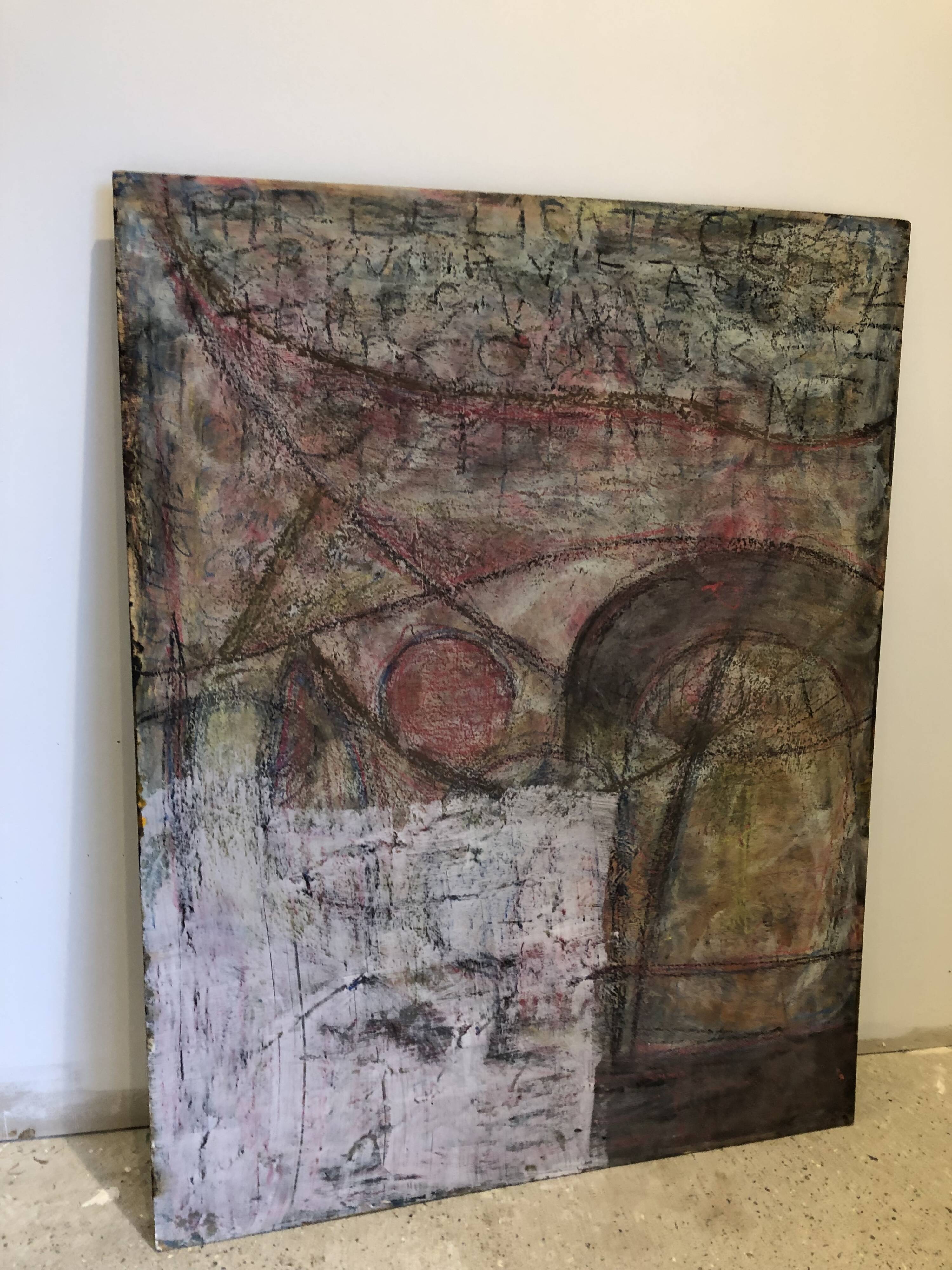 Abstract vintage painting