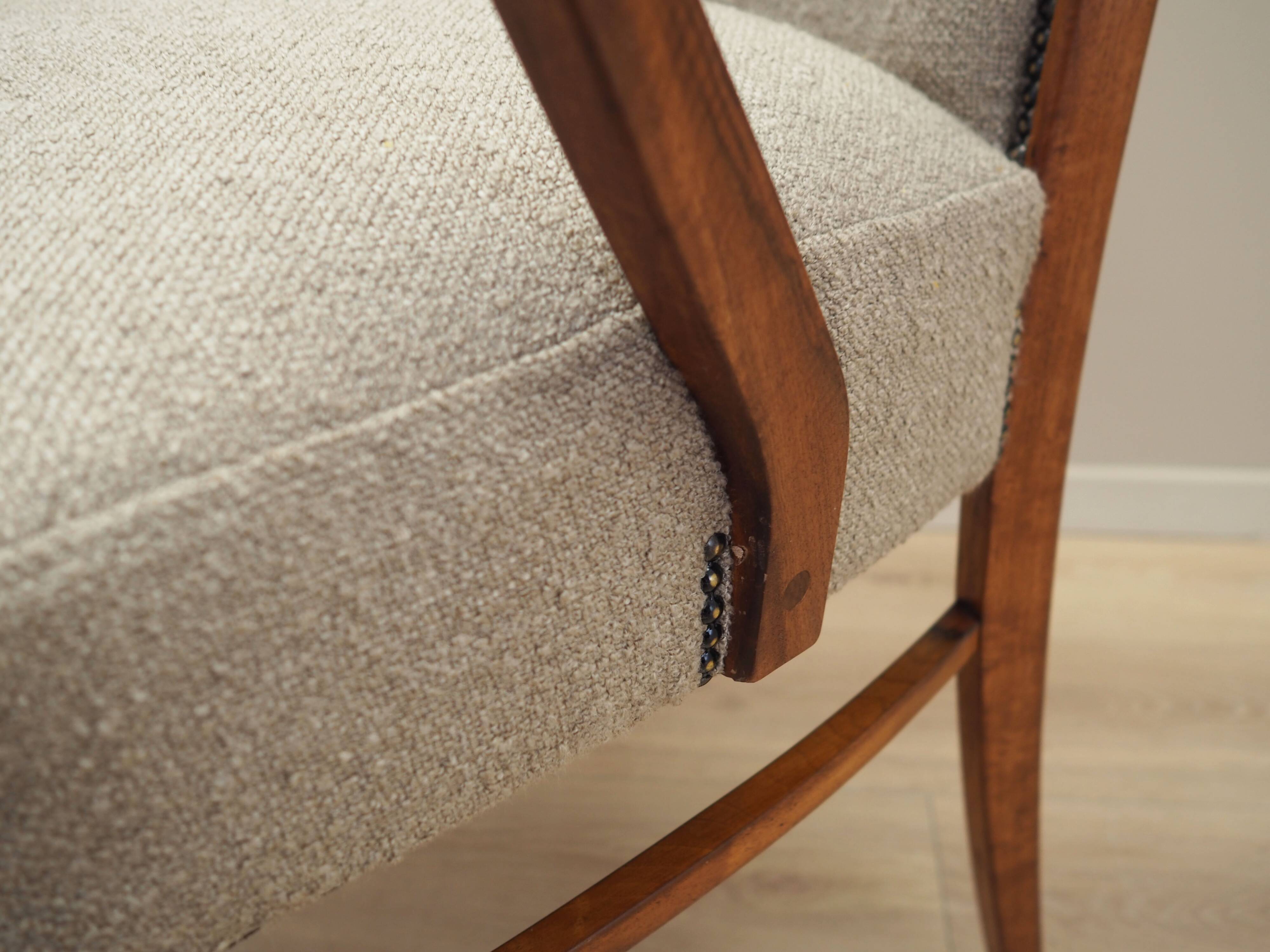 Walnut chair, Danish design, 1970s, production: Denmark