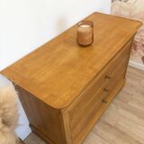 Commode style Louis Philippe en merisier massif