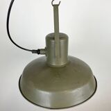 Vintage Green Army Pendant Lamp, 1960s