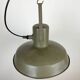 Vintage Green Army Pendant Lamp, 1960s