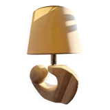 Stone sculptural lamp by Albert Tormos, France