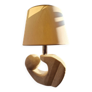 Stone sculptural lamp by Albert Tormos, France