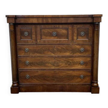 19th century Victorian mahogany chest of drawers