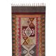 Vintage Turkish hallway rug 87x510 cm
