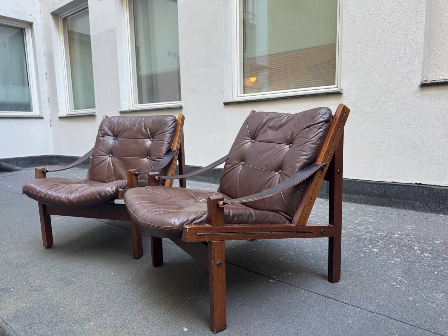Chaise vintage Torbjørn Afdal "Hunter" pour Bruksbo, 1960