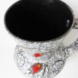 Important vase jar giant pitcher 1960 1970 signed vintage West Germany 60's 70's flowers decoration