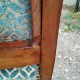 Pair of antique Louis XVI mahogany armchairs from the 19th century