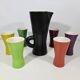Pitcher and 6 cups model 860 by Pol Chambost in ceramic from around 1950.