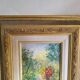 Huile sur toile "Le pot rouge" par D. BAKK