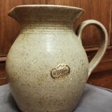Handmade Vallauris beige pitcher