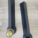 Chenets neoclassical cast iron and brass