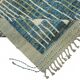 Hand-Knotted Turkish Contemporary 219 cm x 307 cm Blue Wool Carpet