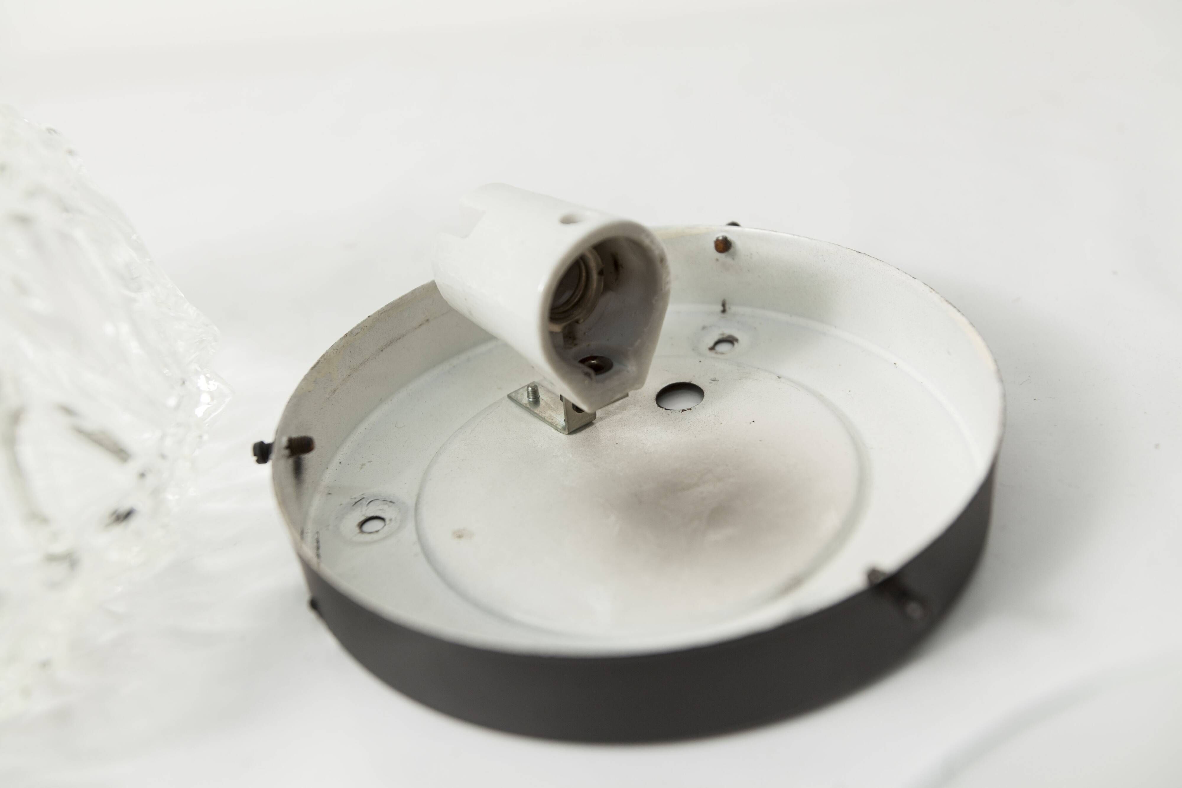 1960s floral round ceiling light