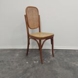 Chaise, canne en bois courbé, années 1960