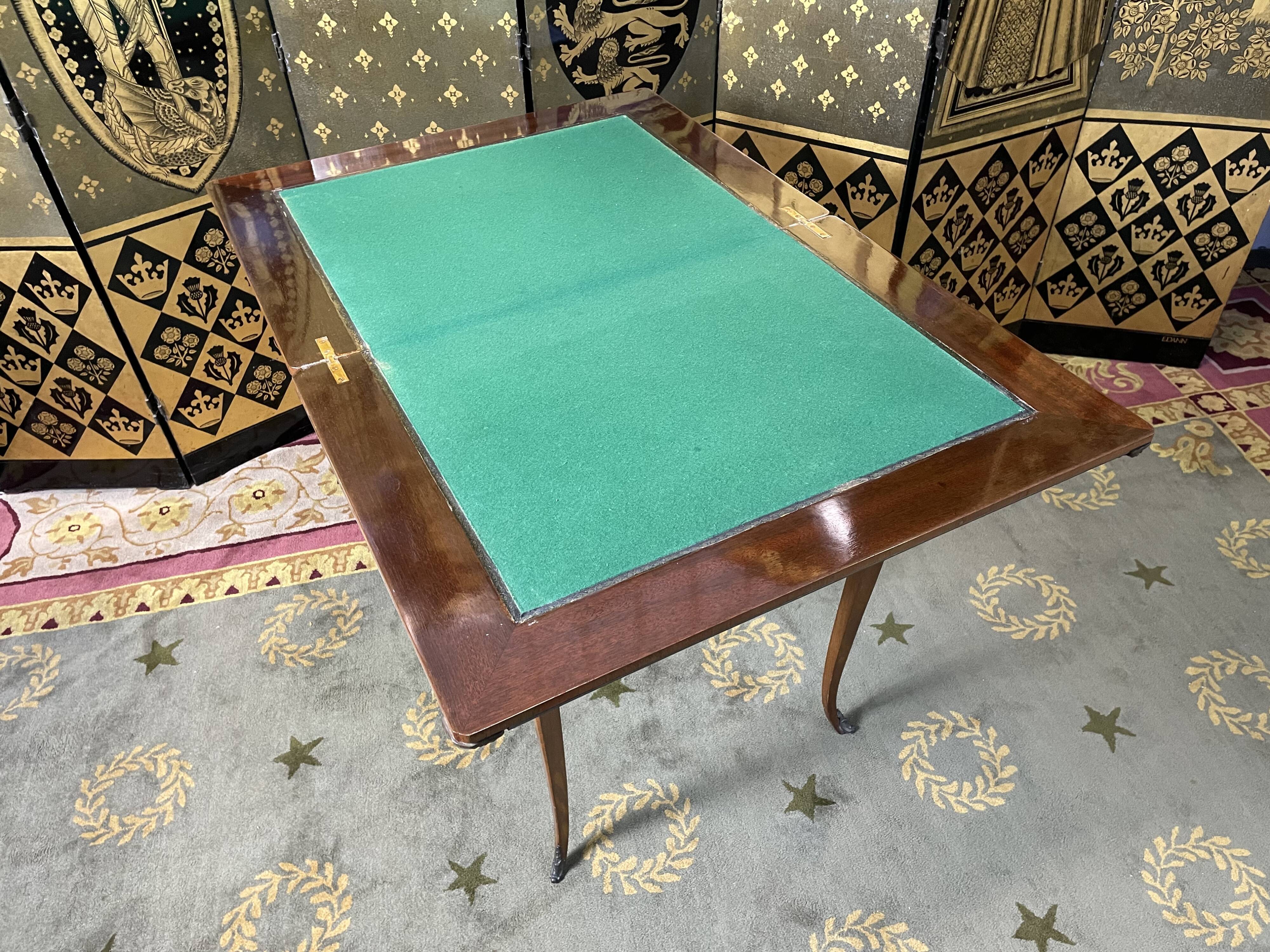 Louis XV style marquetry games table