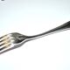 Series of 6 vintage table forks in silver metal deetjen 100 21.5cm