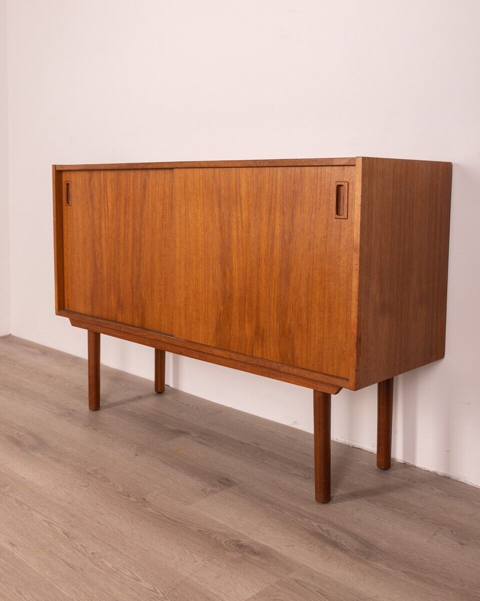 Vintage Sideboard in Teak Wood with Two Doors Danish Design, 1960s