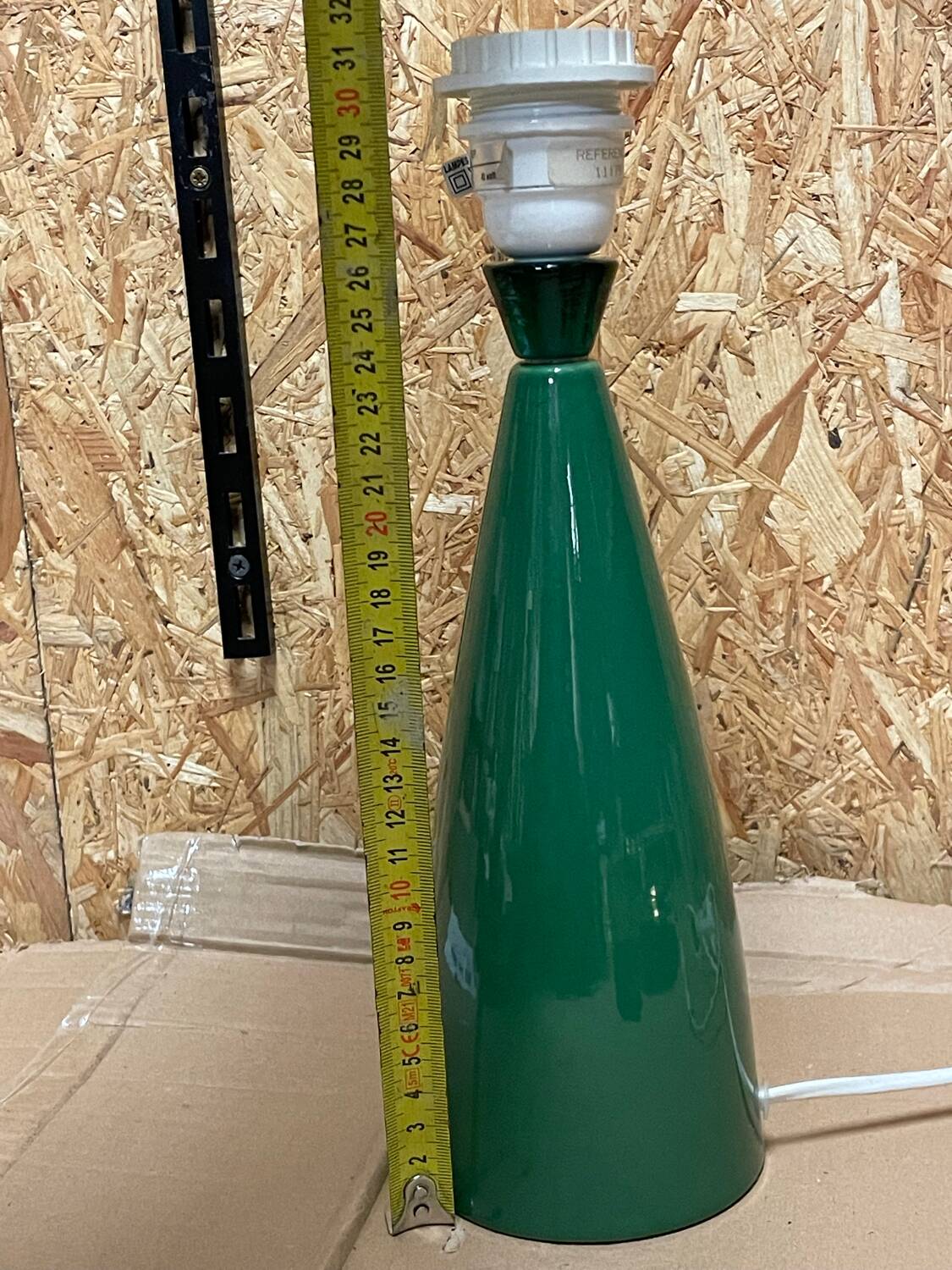 Vintage cracked ceramic Albret lamp bases