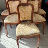 Set of 6 wooden chairs