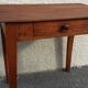 Wooden farm table