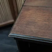 Old wooden revolving library