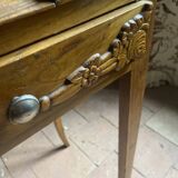 Art Deco dressing table in solid oak