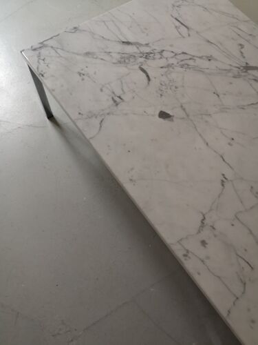 Table basse marbre et chrome, 1970