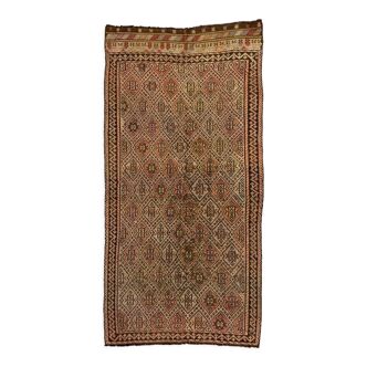 Tapis kilim turc vintage 331x165 cm laine jajim kelim