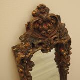 Mirror in a wooden frame, Italian design, 1960s, production: Italy