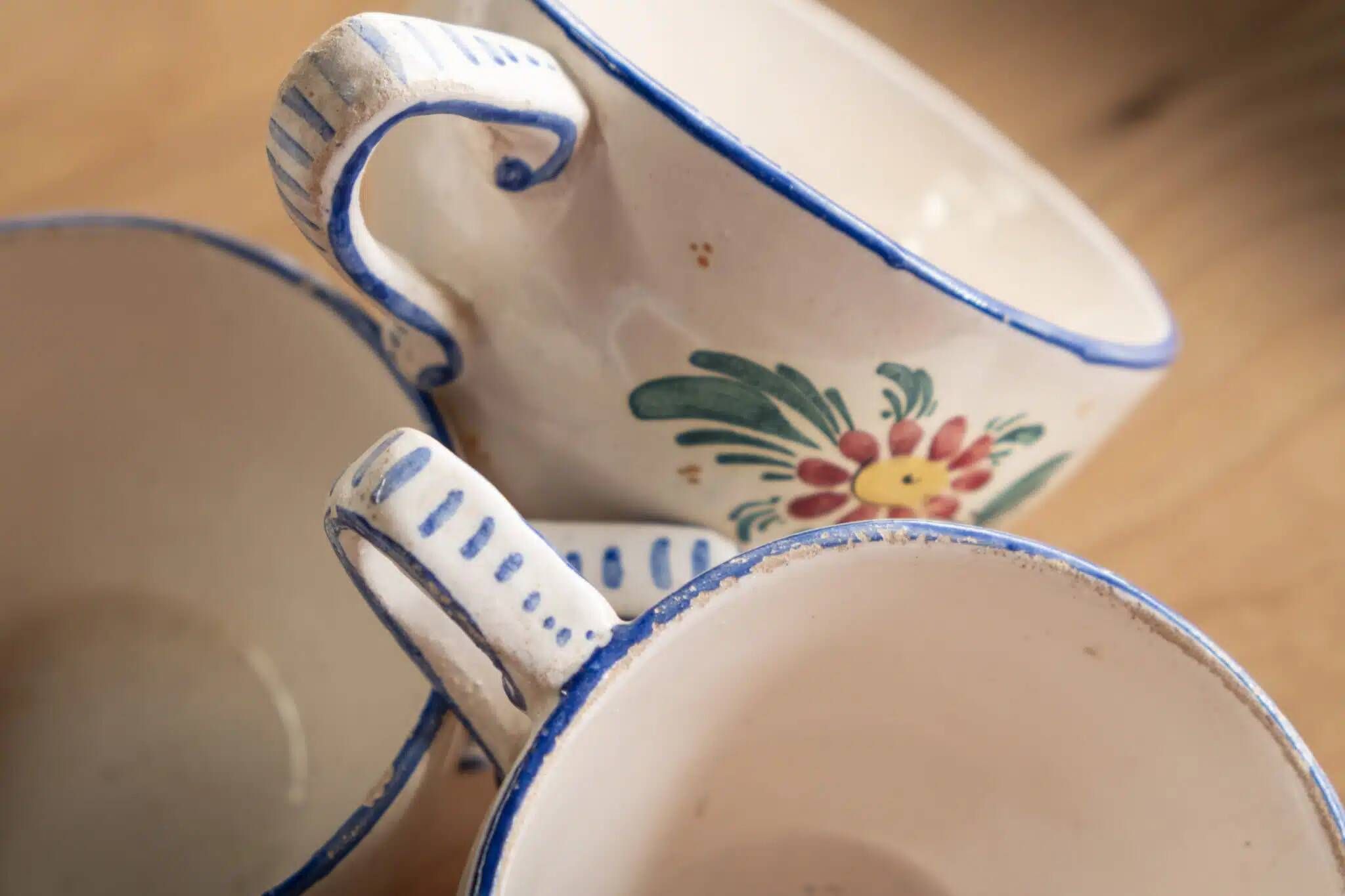 Set of 3 "Madeleine" mugs