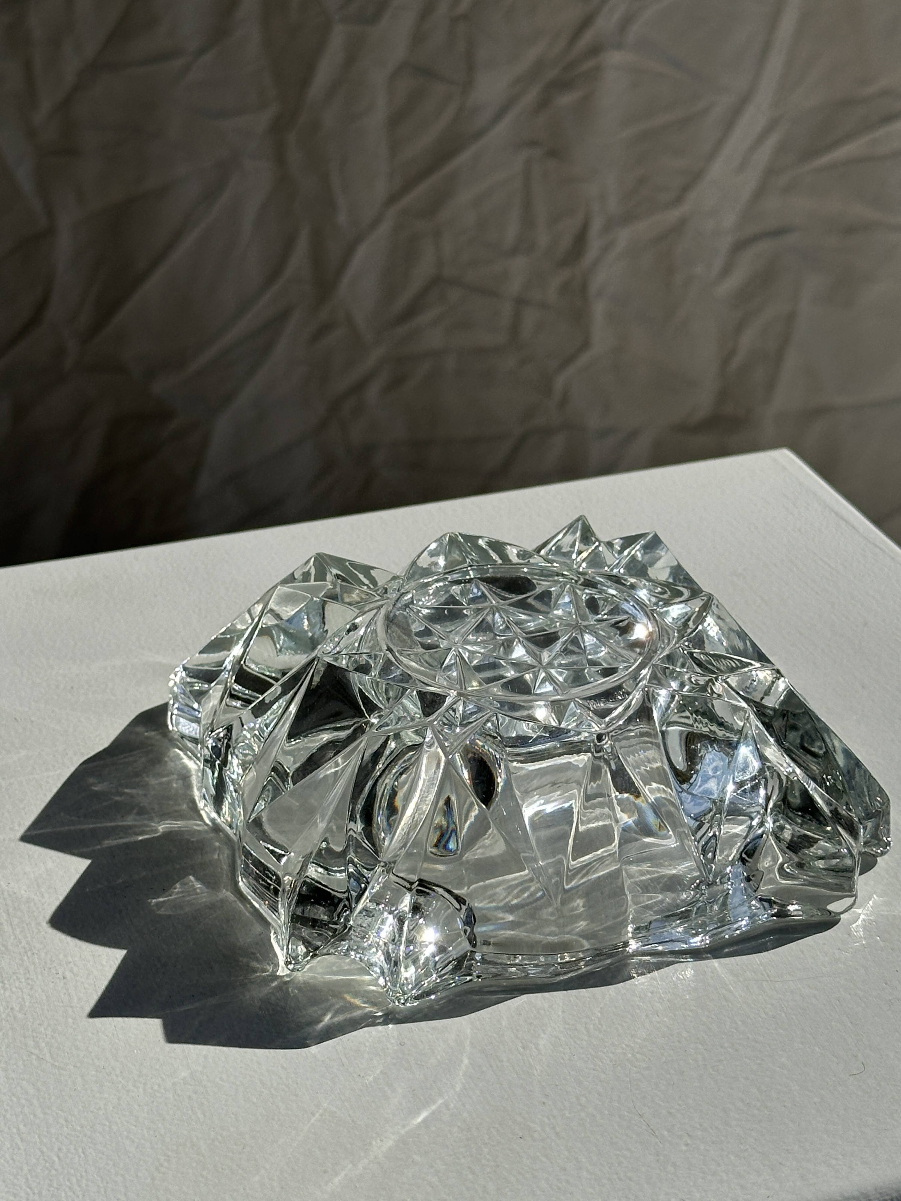 Large square ashtray large diamond tips