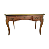 Bureau d'apparat de style Louis XV Dessus de cuir rouge XX siècle
